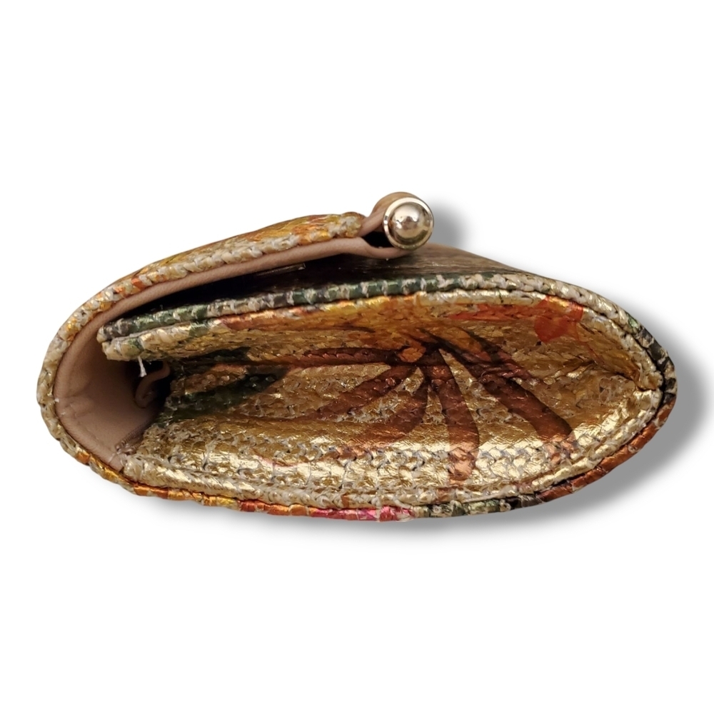 Sondra Roberts Tropical Bamboo Jungle Artistic Clutch with Magnetic Closure - Picture 4 of 13